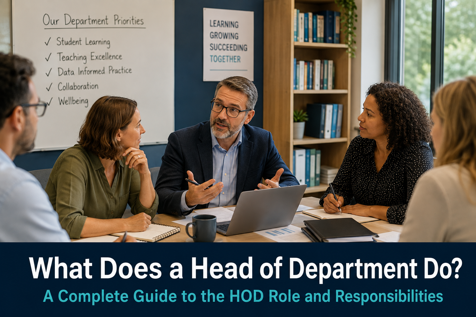 Head of Department leading a team of teachers