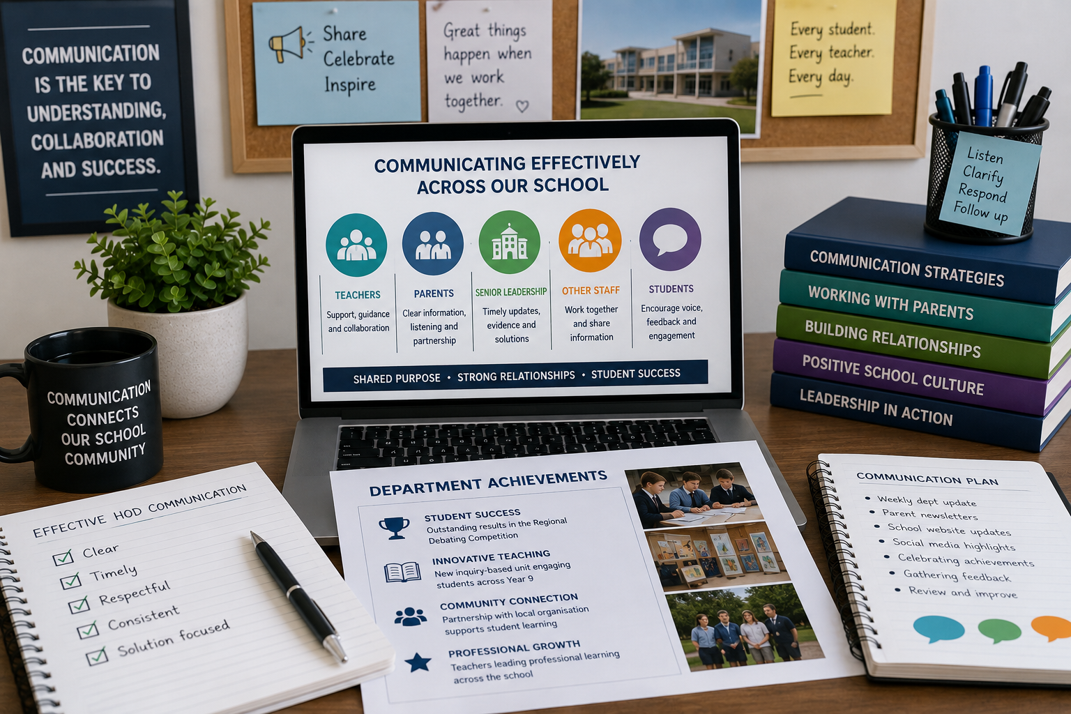 HOD communication requires careful planning.